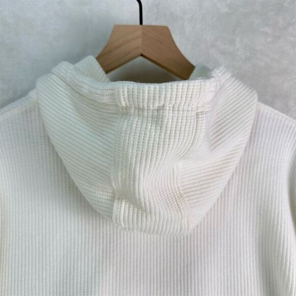 David Dobrick Unisex Thermal CLICKBAIT Hoodie Cream Pullover Kangaroo Pocket Med - Picture 9 of 11